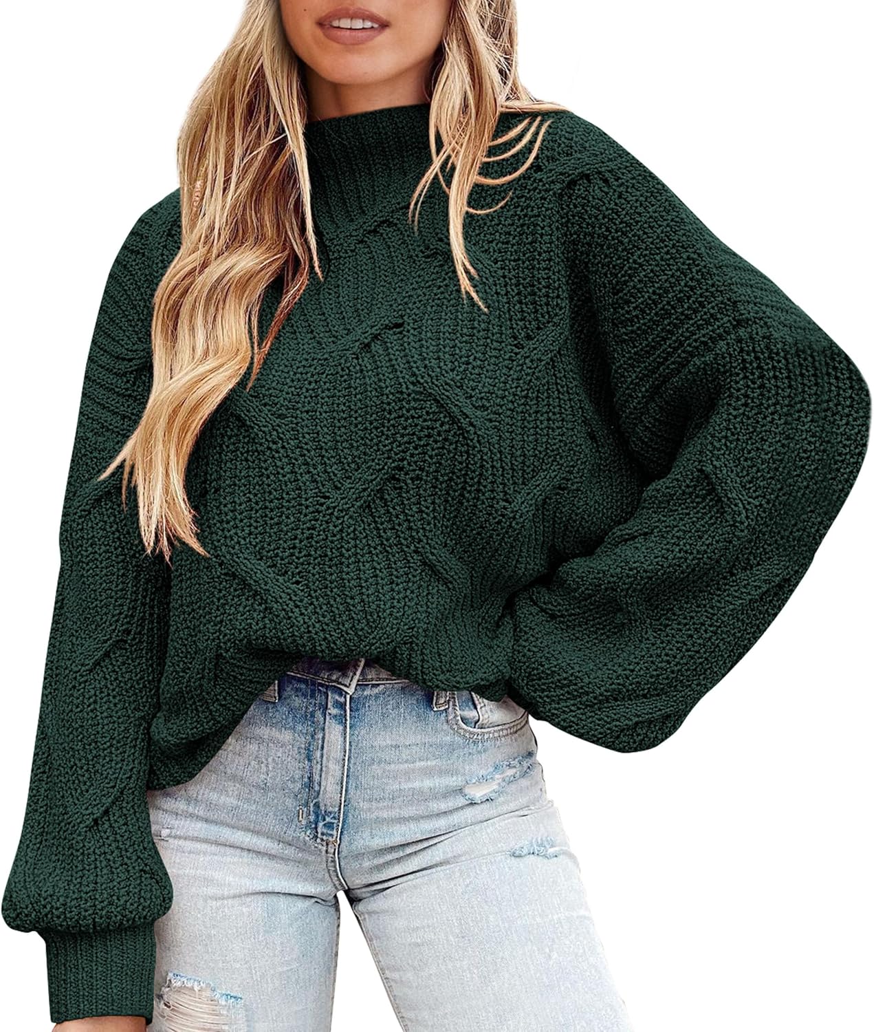 PRETTYGARDEN Women's Fall Oversized Pullover Sweater for Style