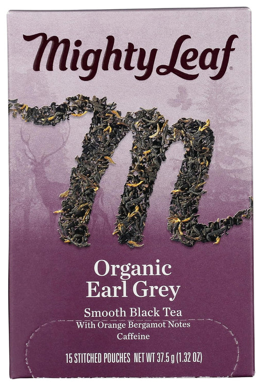 Organic Earl Grey Tea Bags - Hand-Stitched Quality!
