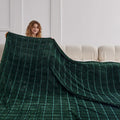 Oversized King Fleece Blanket 120x120 in - Extra Large Cozy Throw