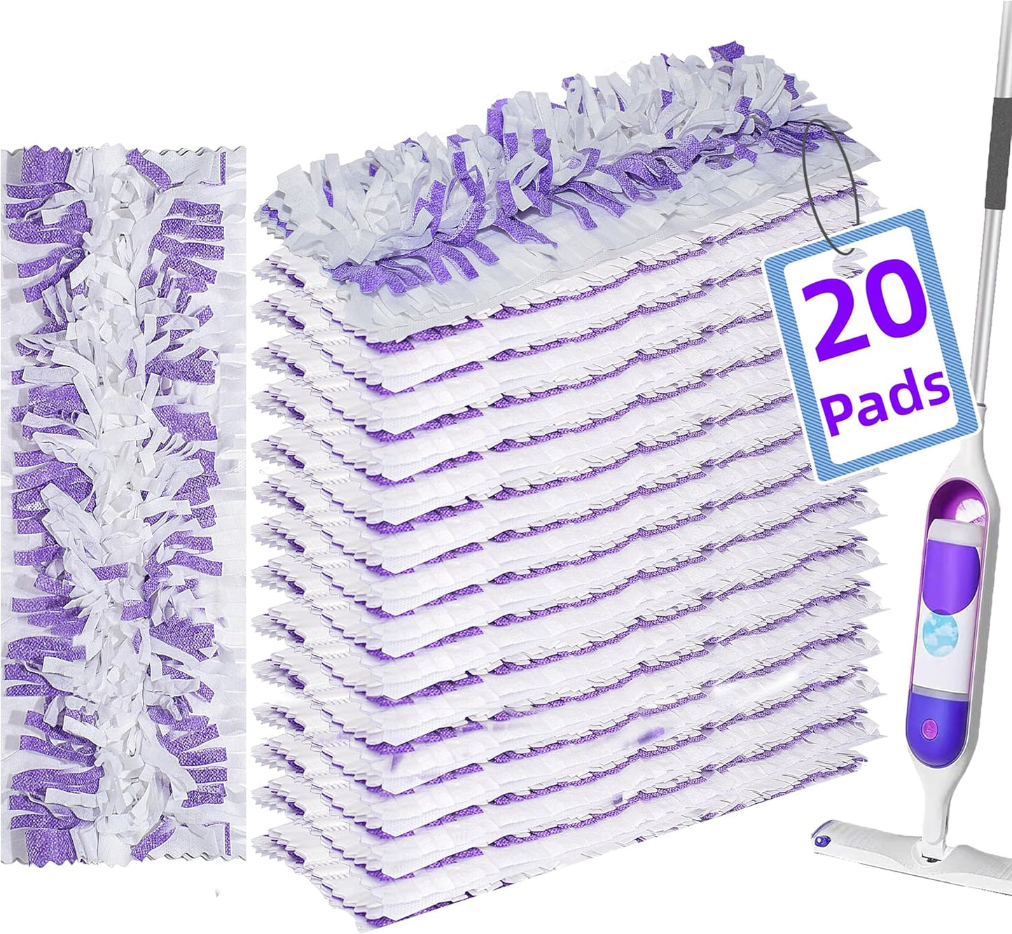 GVMM Disposable Mopping Pad Refills - 20 Pack