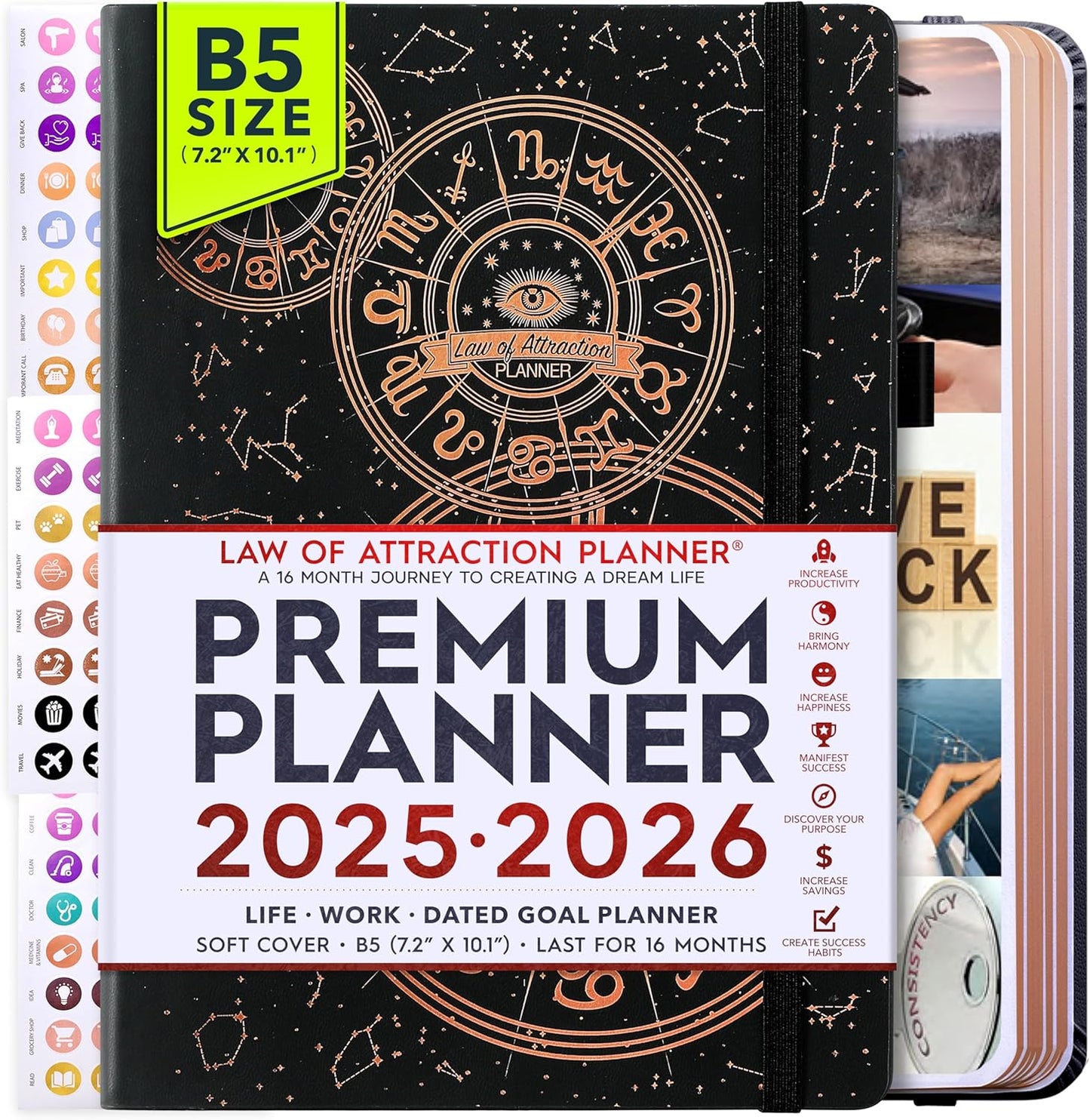 2025-2026 Life Planner to Boost Focus & Achieve Your Goals