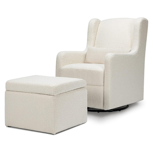Carter's by DaVinci Adrian Swivel Glider with Ottoman Comfort