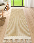 Lahome Boho Hallway Runner Rug 2ft6ft x 8ft - Washable Cotton Runner