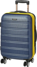 20-Inch Navy Hardside Carry-On Spinner Luggage - Lightweight ABS