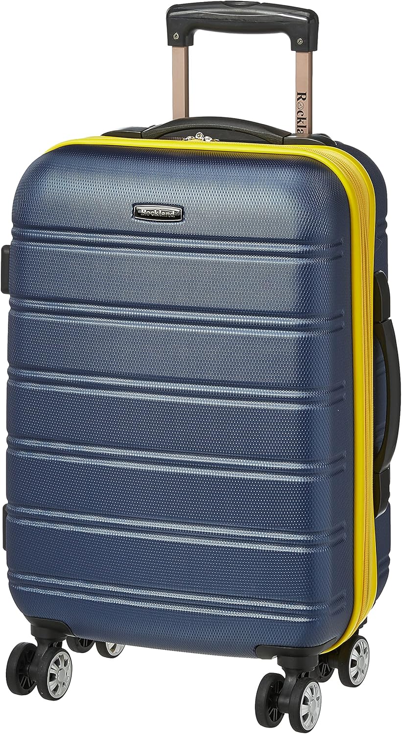 Rockland Melbourne Hardside Expandable Spinner Carry-On Luggage