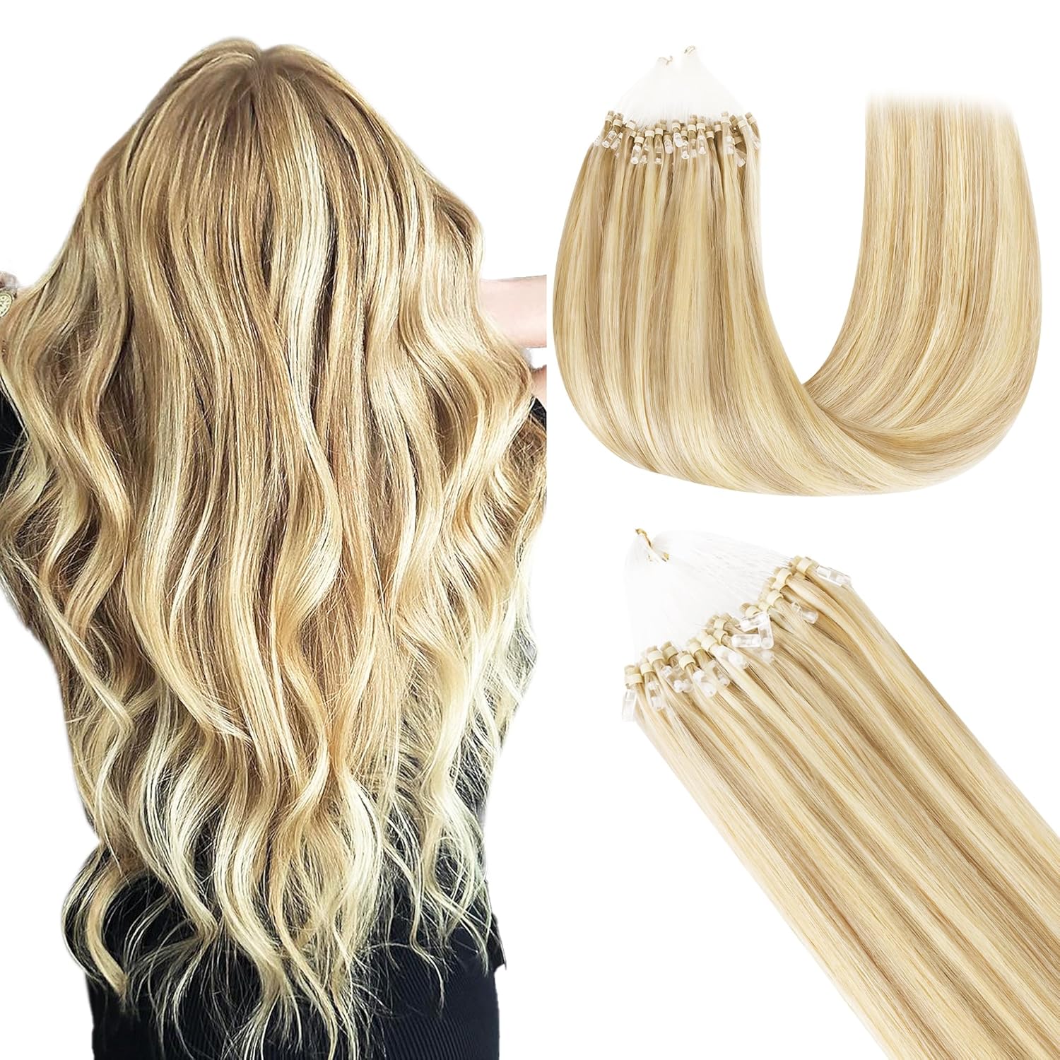 GOO GOO Micro Link Tip Hair Extensions for Stunning Volume
