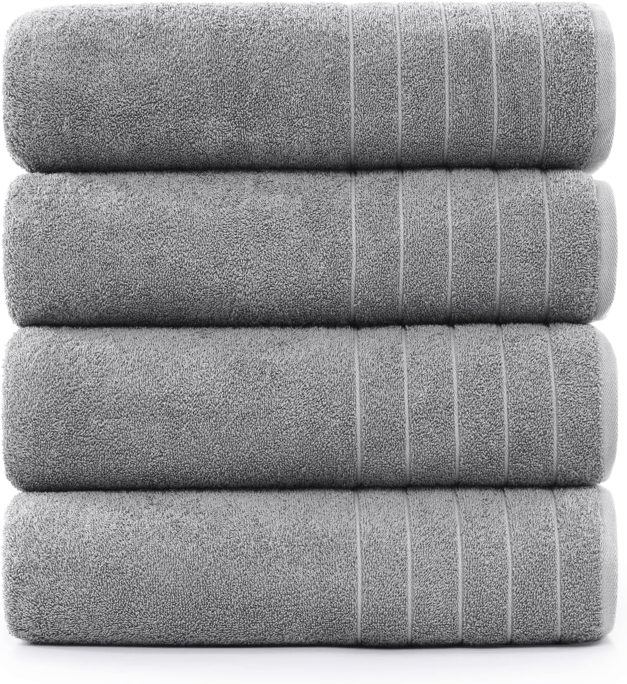 Casa Platino 100% Cotton Bath Towels Set of 4 for Luxury Use