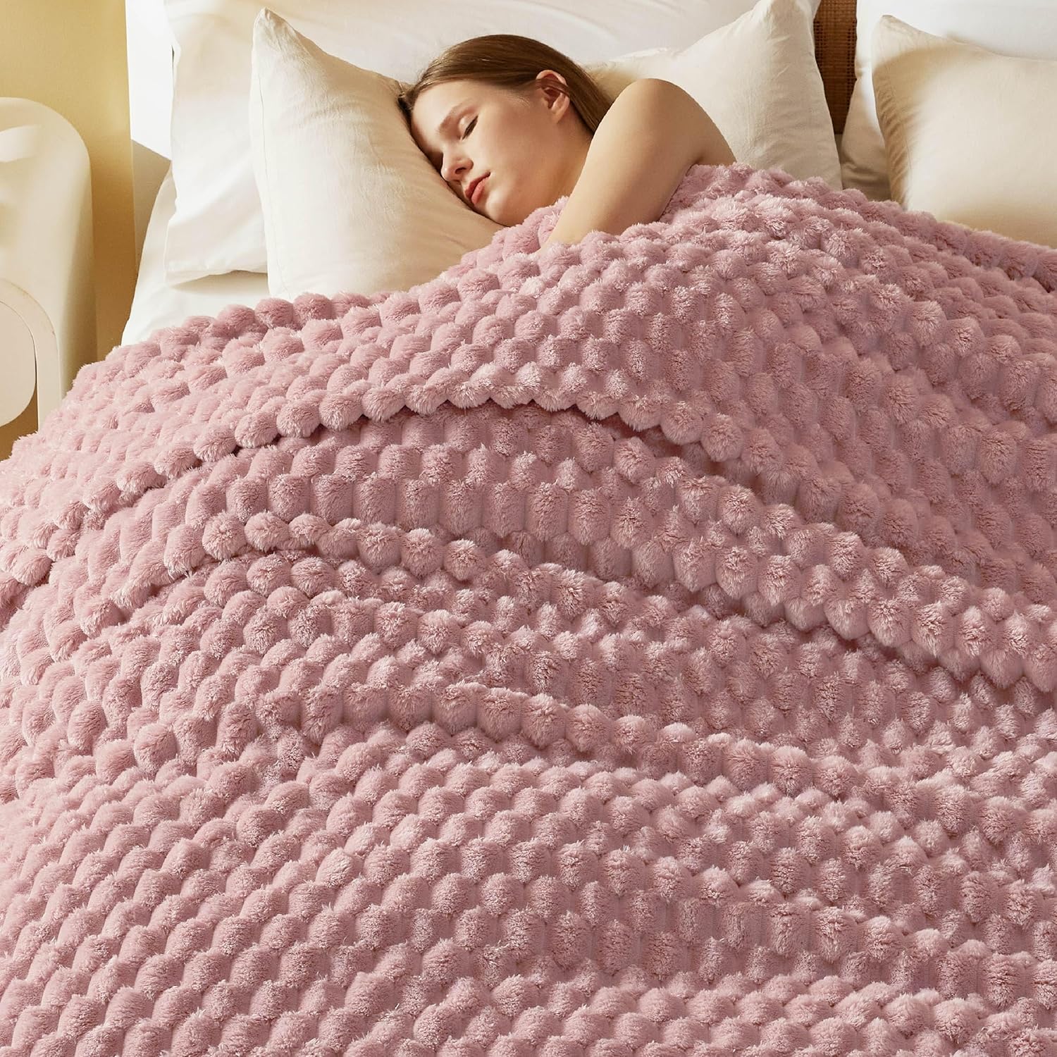 Bedsure King Size Blanket - Ultra Soft Cozy Fleece Throw