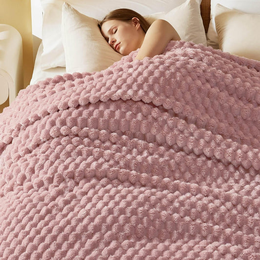 Bedsure King Size Blanket - Ultra Soft Cozy Fleece Throw