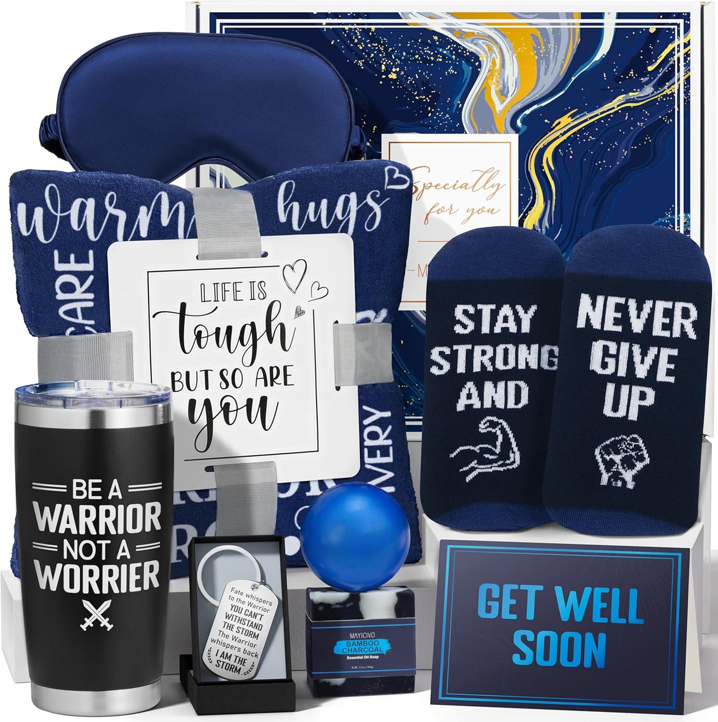 Get Well Soon Gifts for Men - Thoughtful Care Package for Healing