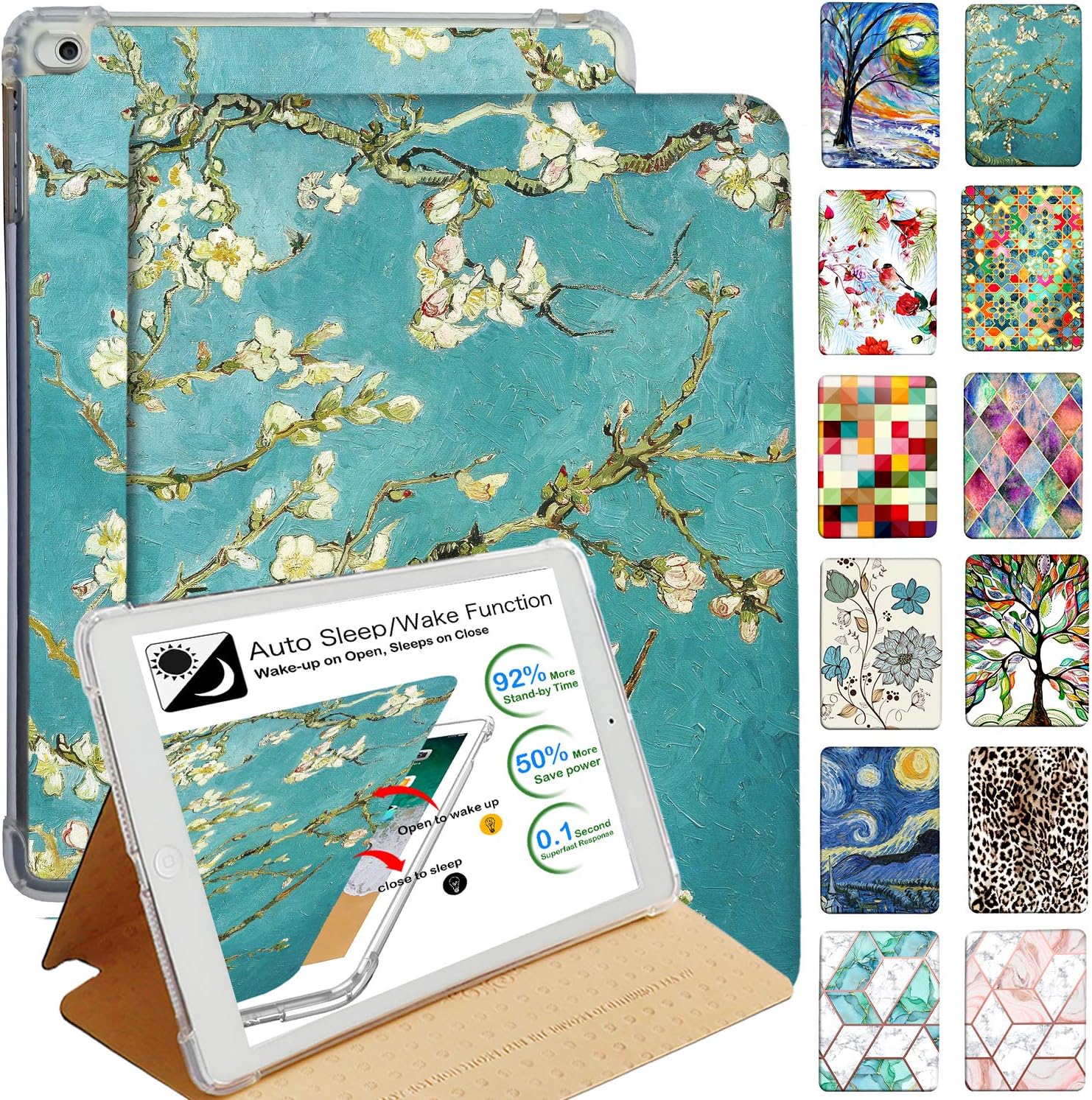 DuraSafe Cases for iPad 5/6 & Air 1/2 - Stylish Protection