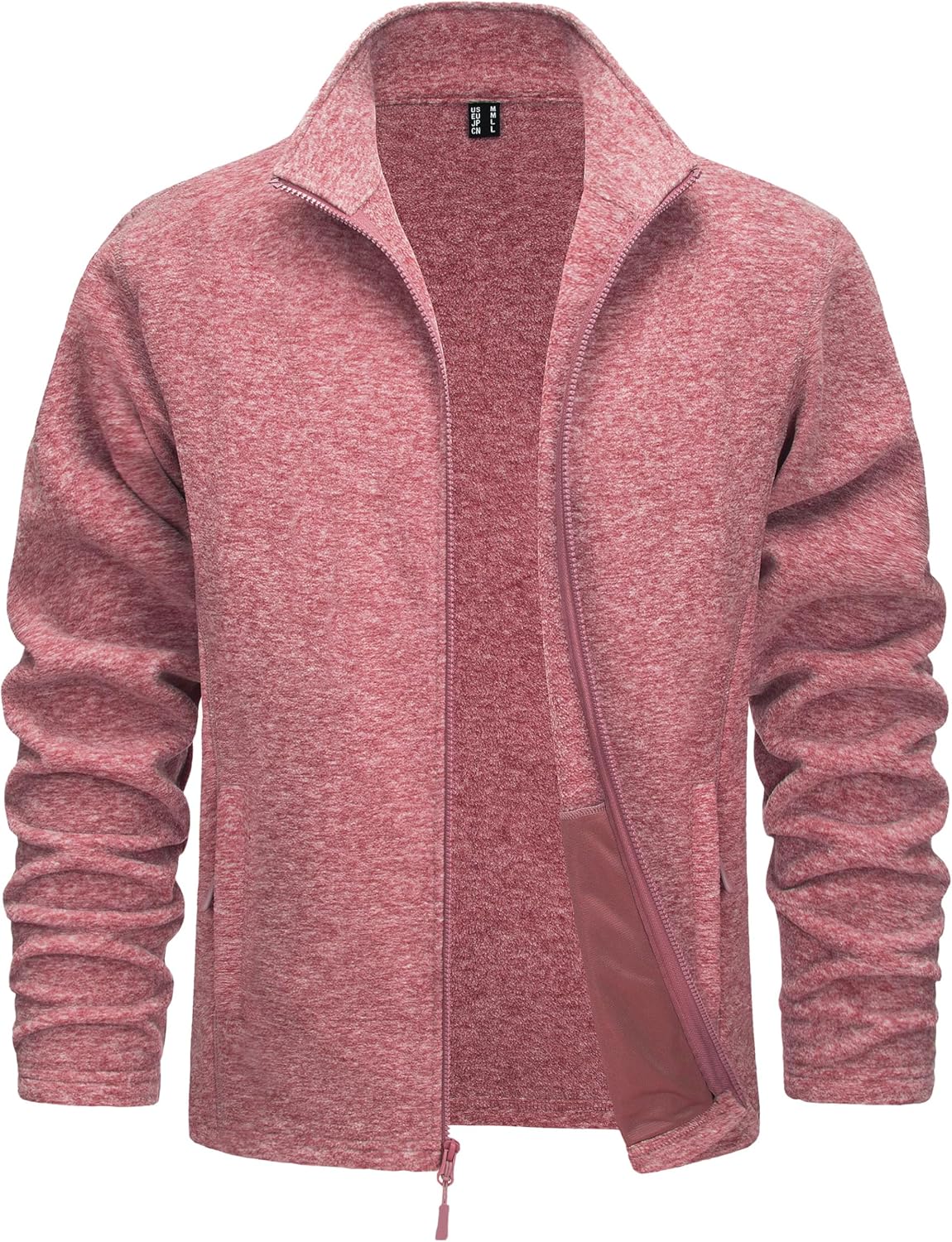 TACVASEN Men's Lightweight Fleece Jacket - Warm & Cozy
