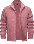 Men's fleece outerwear by TACVASEN lightweight and full zip