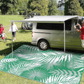 Outdoor Rug 8x10 Waterproof for Patios - Reversible Plastic Straw Rug