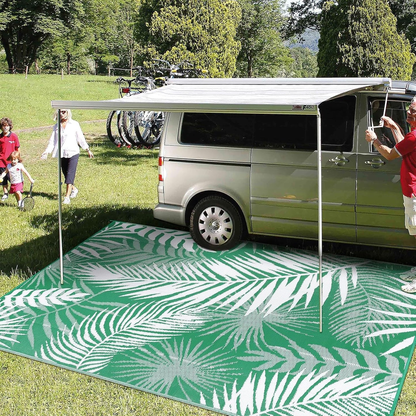 Reversible Outdoor Rug 8ftx10ft Waterproof for Patios Clearance