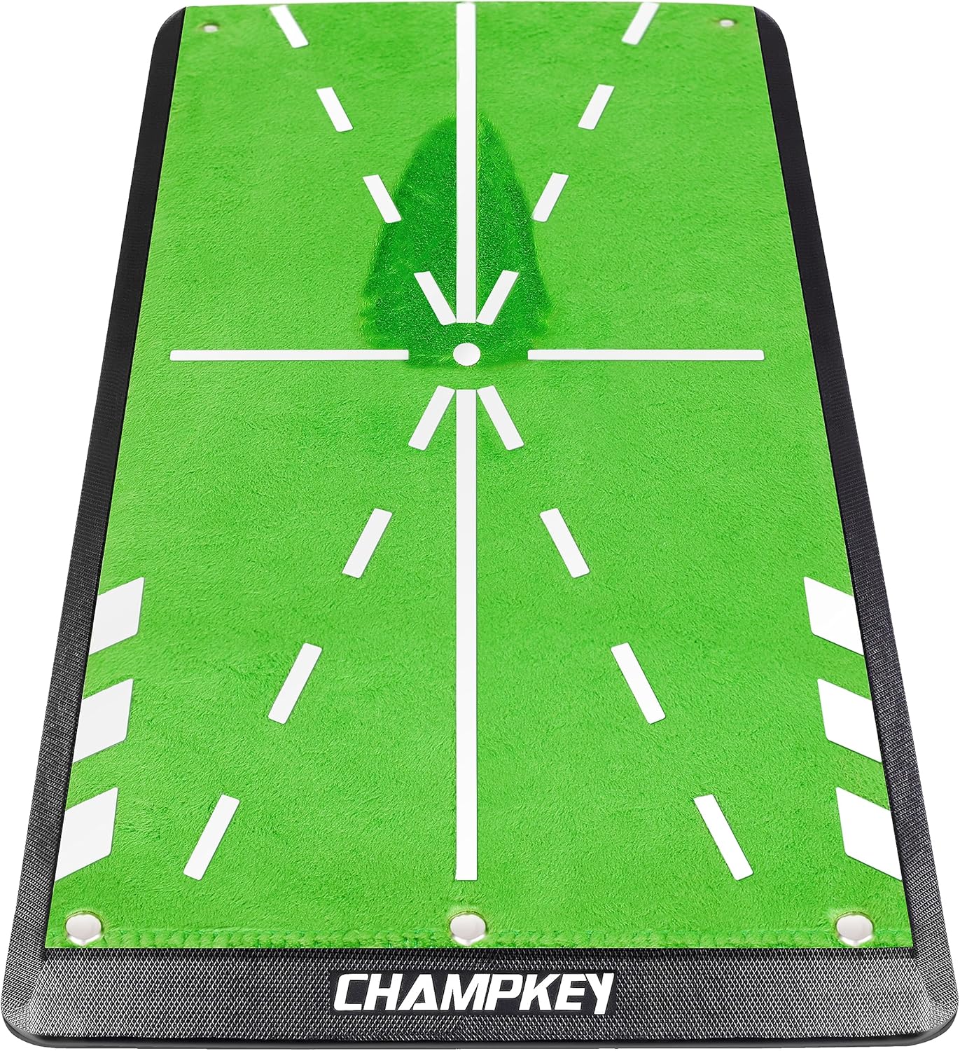 CHAMPKEY Premium Impact Golf Mat | Path Feedback & Advanced Guides | 8 x 17Size