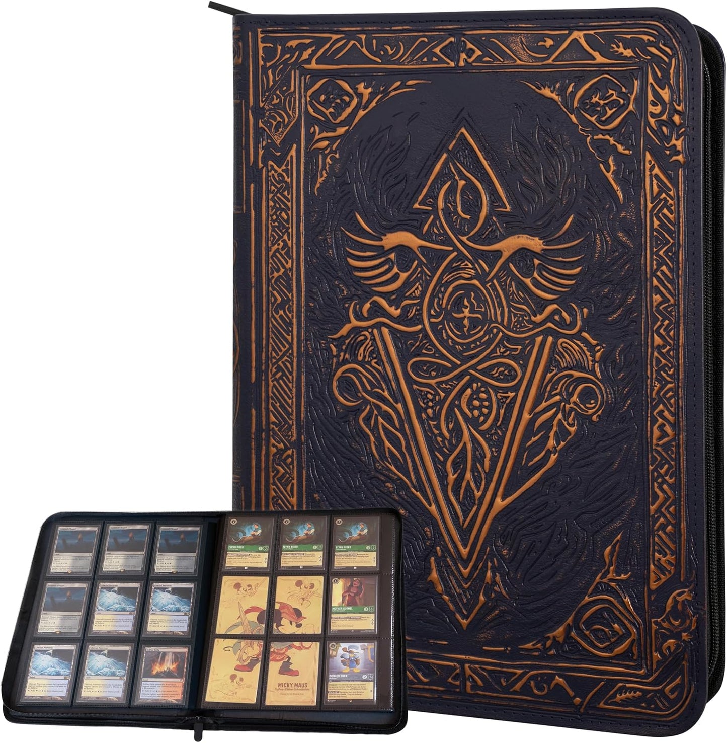 Trading Card Binder - 360 Side Loading Album for TCG Games