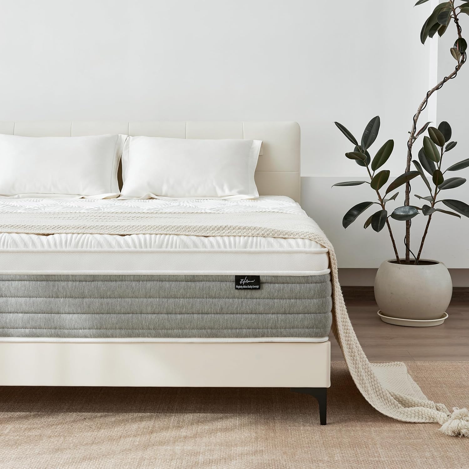Full Size Mattress with Pocketed Springs for Comfort & Support