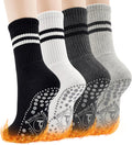 Pilates Grip Socks Non Slip Yoga Socks for Women - Cozy Mid Calf
