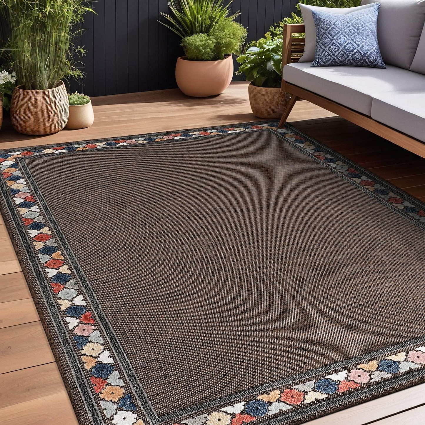 Beverly Rug Outdoor Rug 9x12 for Indoor and Outdoor Use
