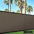 Privacy Screen Fence 4 ft x 50 ft - Heavy Duty Brown Mesh Shade