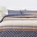 Lightweight Microfiber Comforter Set King - Geometrics Gray