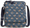 Women's Cotton Mini Hipster Crossbody Bag with RFID Safety Features