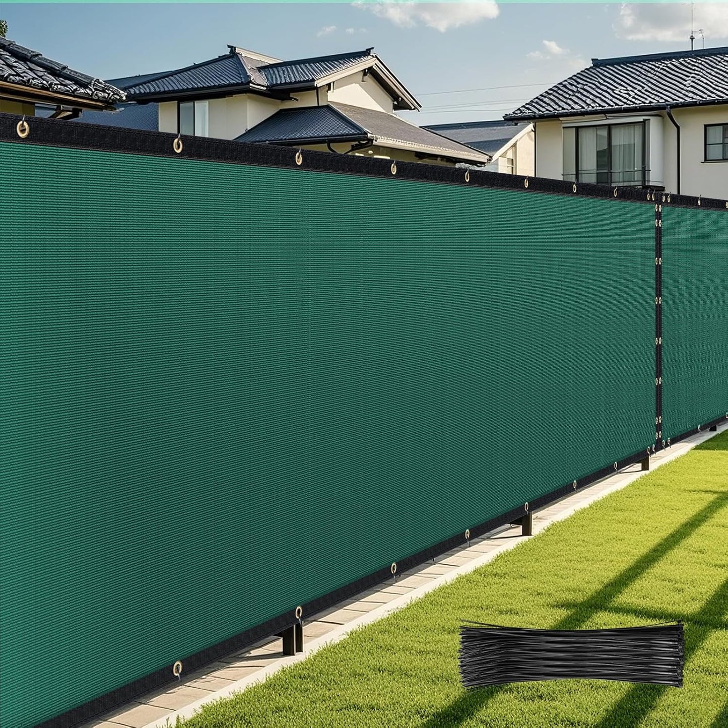 6ft x 50ft Heavy Duty Privacy Fence Screen for Outdoor Spaces