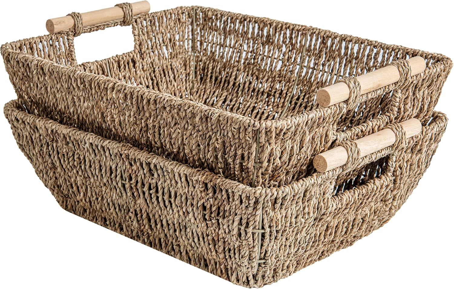 Hand-Woven Jumbo Storage Baskets for Organizing Your Home