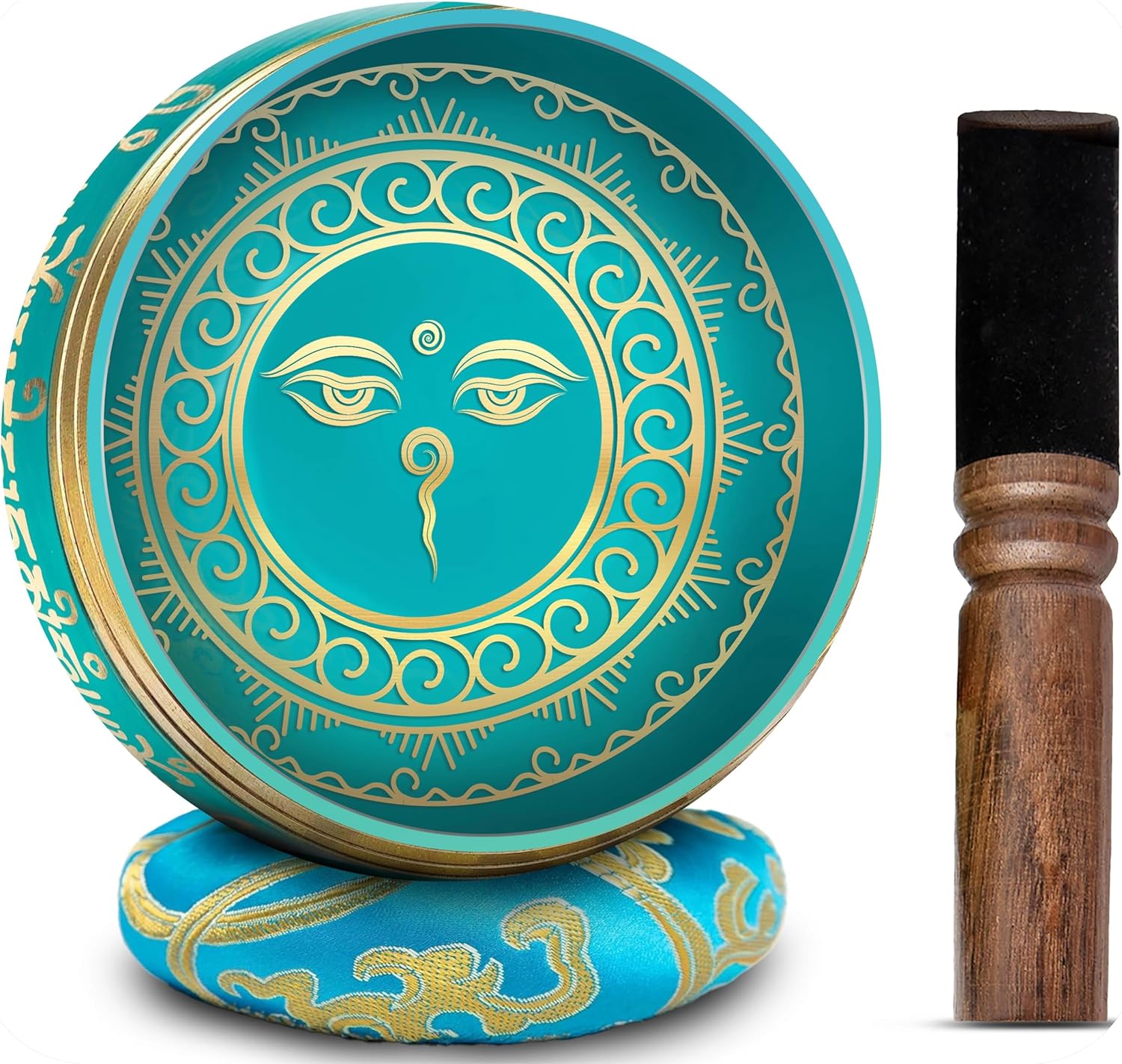 Tibetan Singing Bowl Set for Meditation and Chakra Healing