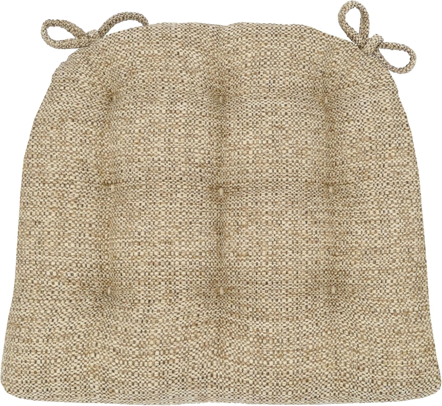 Brisbane Camel Tweed Upholstery Chair Pads for Comfort & Style