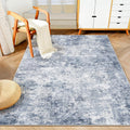 4x6 Area Rug Machine Washable - Non Slip Modern Abstract Rug