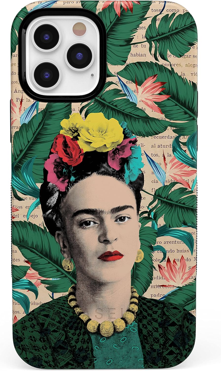 Casely iPhone 12/12 Pro Case with Frida Kahlo Floral Design