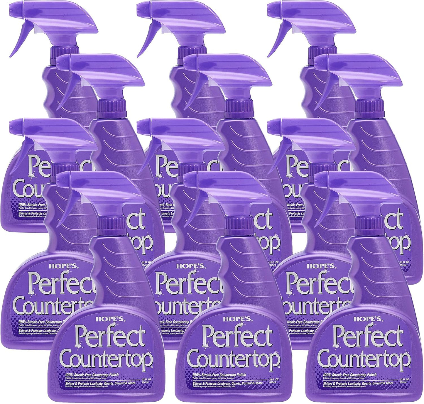 HOPE'S Perfect Countertop Cleaner and Polish for Streak-Free Shine