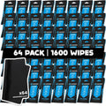 Car Interior Wipes with Microfiber Cloth - Portable Dashboard