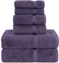 Turkish Cotton 6-Piece Towel Set - Luxury Spa Quality