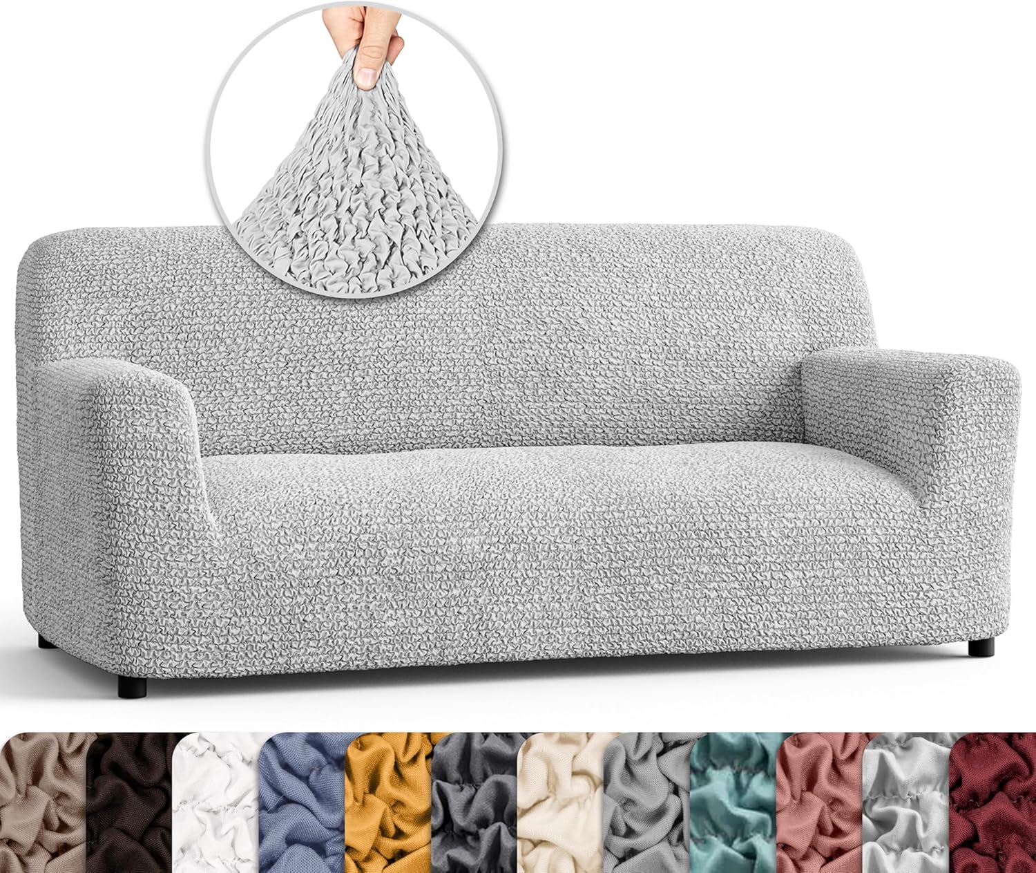 Stylish Stretch Couch Cover for Pets - PAULATO Sofa Slipcover