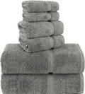 Premium Turkish Towels 6-Piece Set - Soft, Absorbent Bath Towels