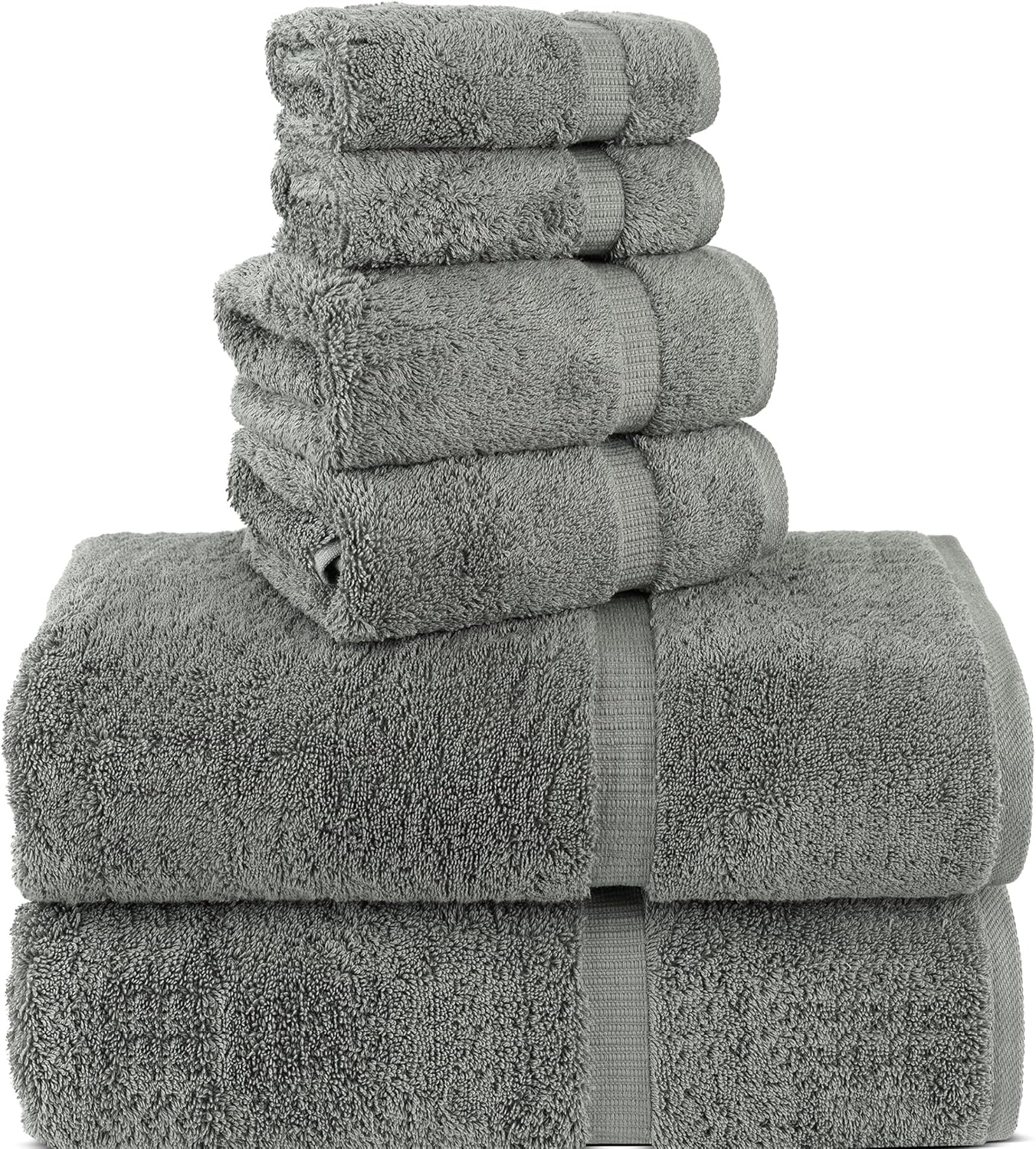 Chakir Turkish Linens Premium Cotton Towel Set for Bathroom