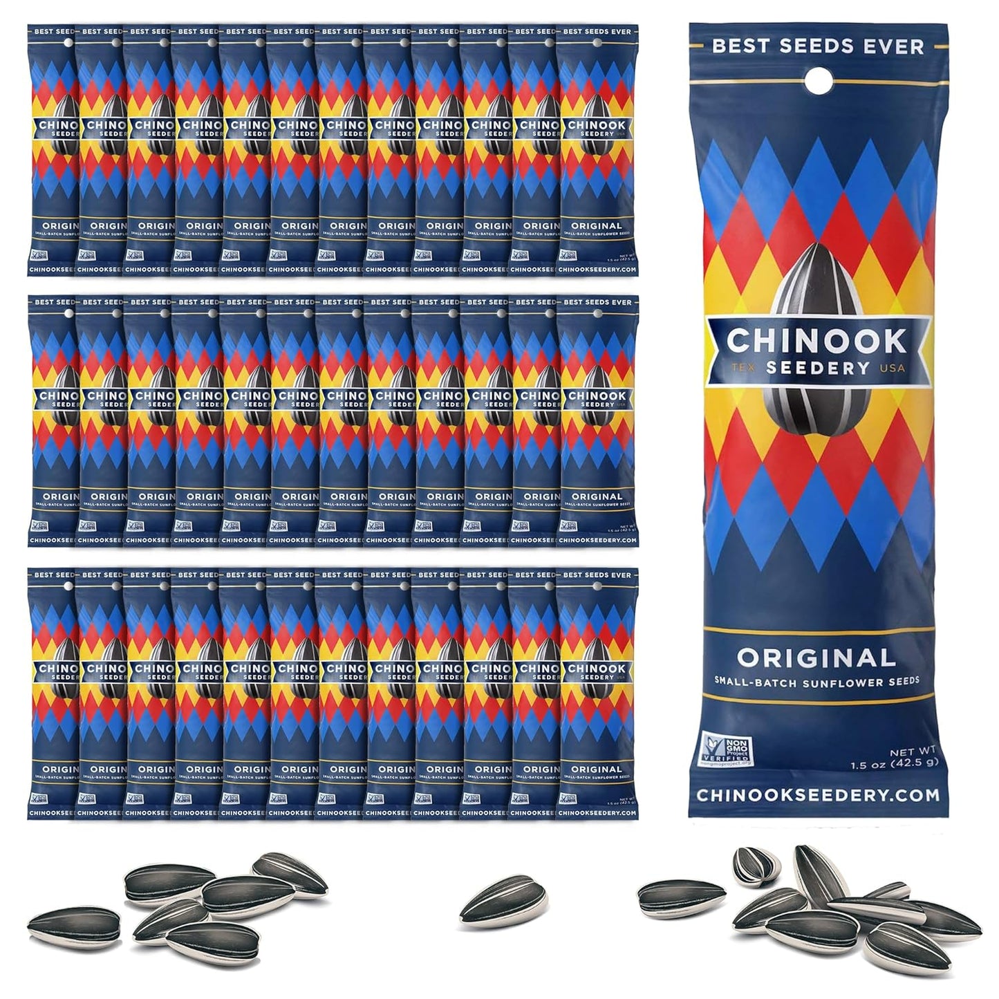 Chinook Seedery Low Sodium Sunflower Seeds for Healthy Snacking