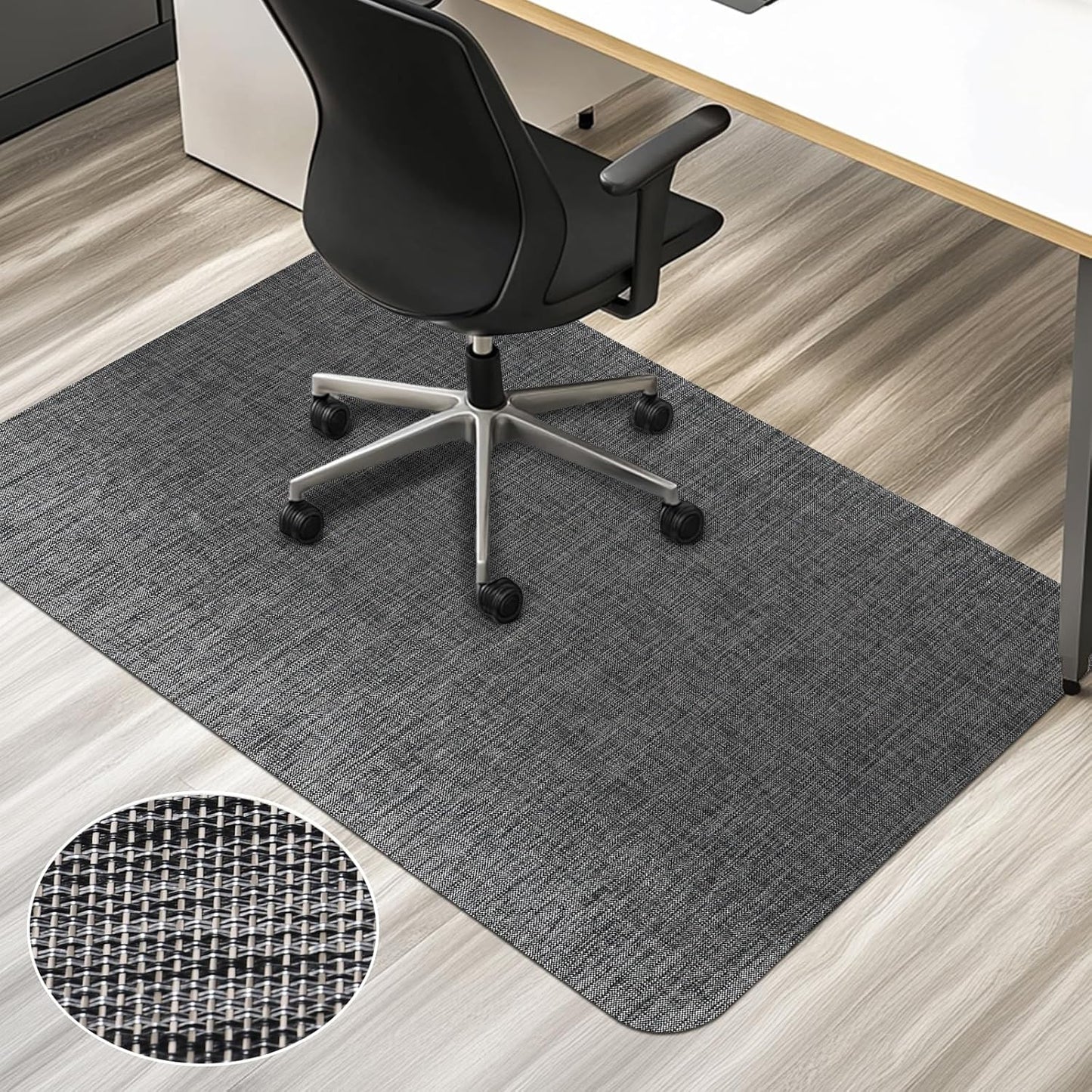 AiBOB Office Chair Mat for Hardwood and Tile Floors, 36x48