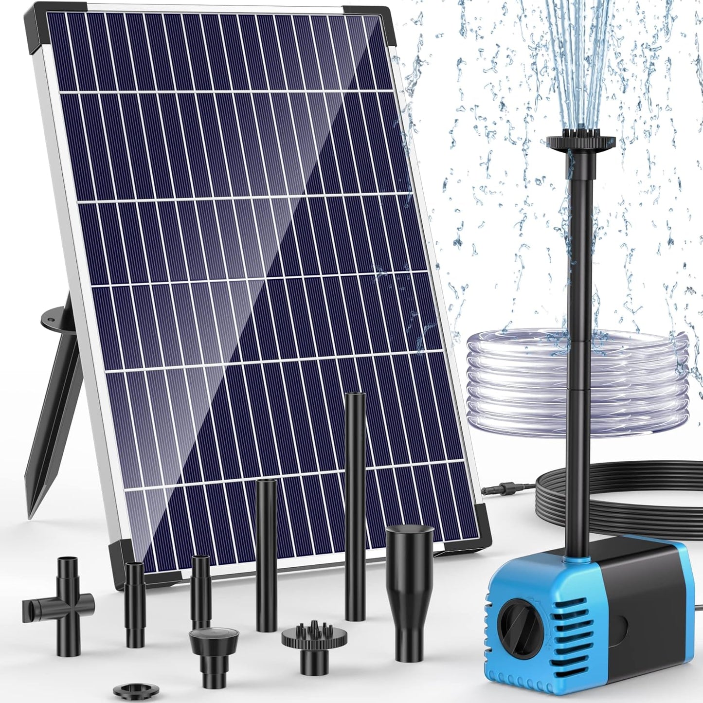 POPOSOAP Solar Water Pump 12W for Fountains and Ponds