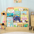 TOETOL 5-Tier Kids Bookshelf - Stable Wooden Book Display for Toddlers