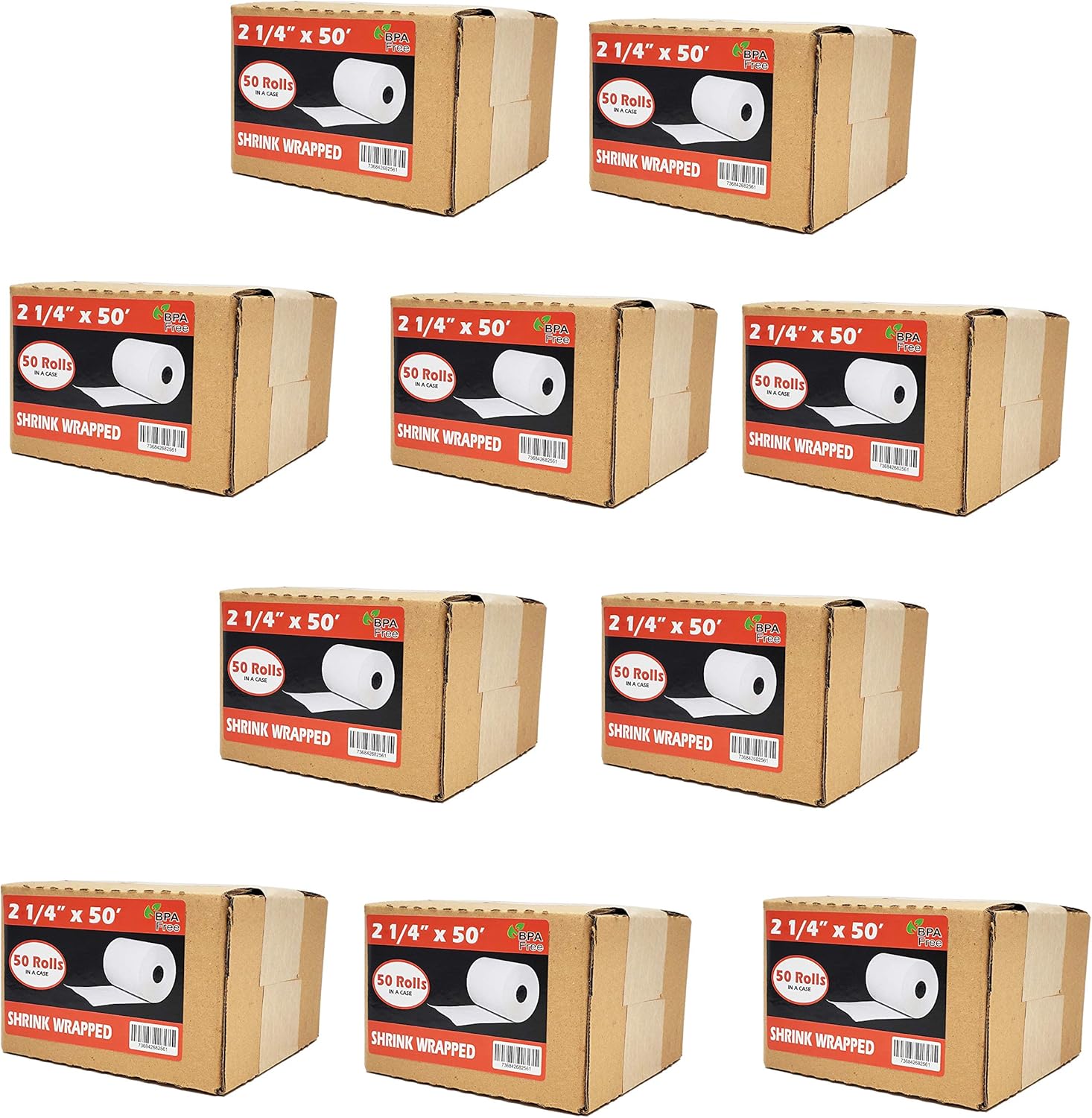 Premium Quality Thermal Paper Receipt Rolls for Credit Terminals