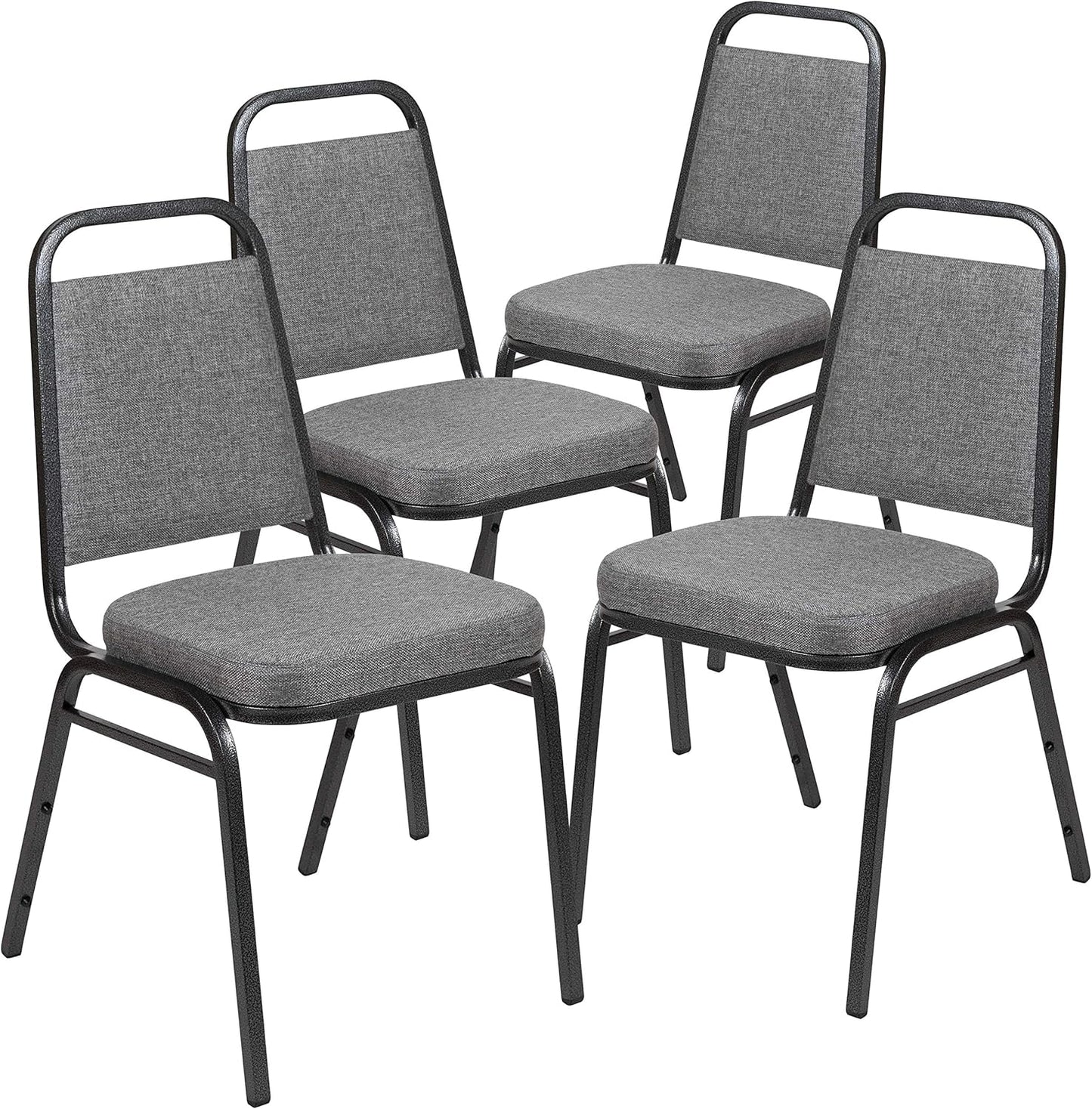HERCULES Series Trapezoidal Back Stacking Banquet Chair Set
