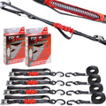 TorkStrap M500 14ft x 1in Self Tensioning Tie Down Straps - Faster