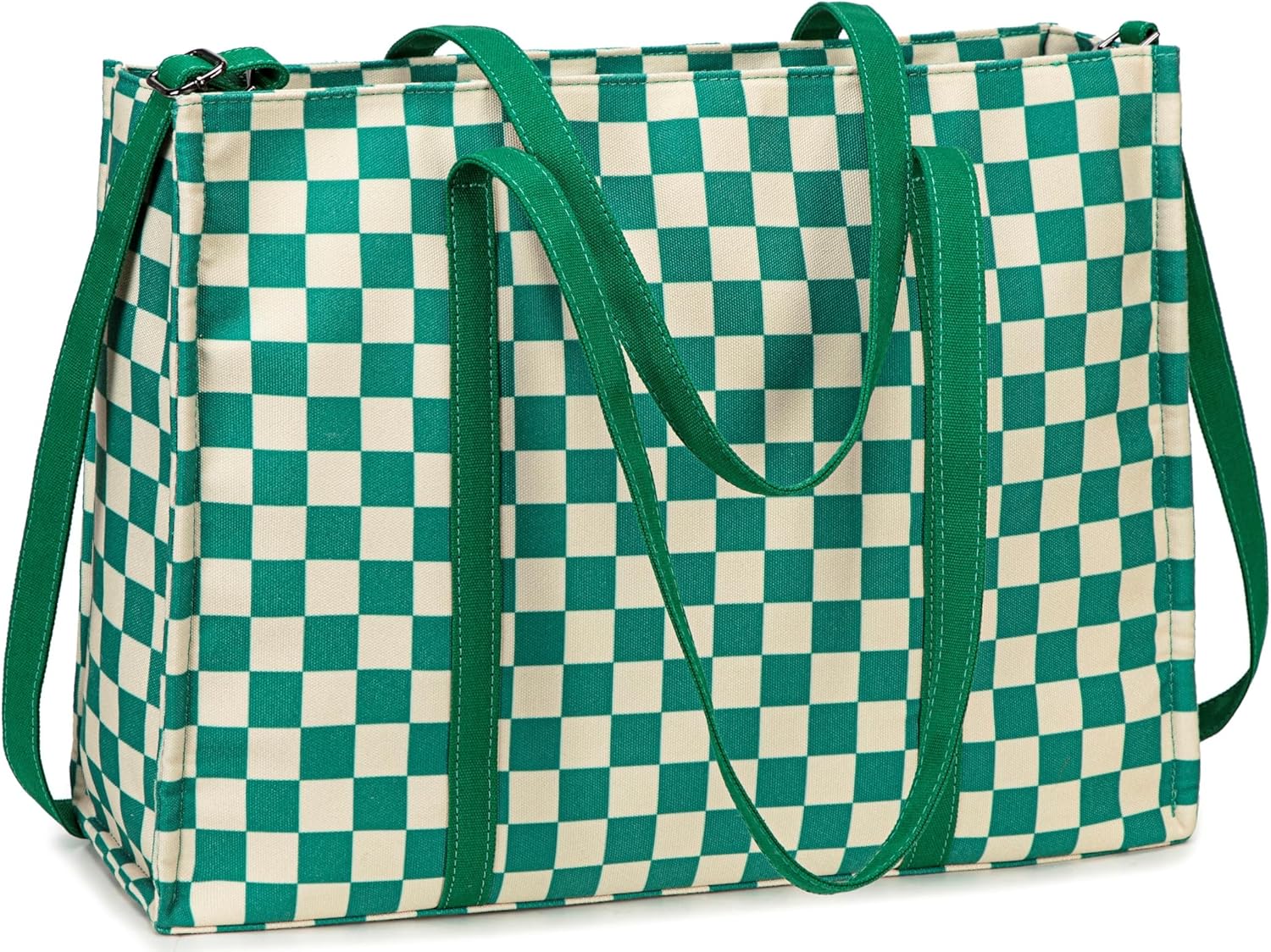 Laptop Tote Bag for Women Work 15.6 inch Canvas Shoulder Bags