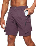 Men's Hiking Cargo Shorts - Quick Dry Multi-Pocket Travel Shorts