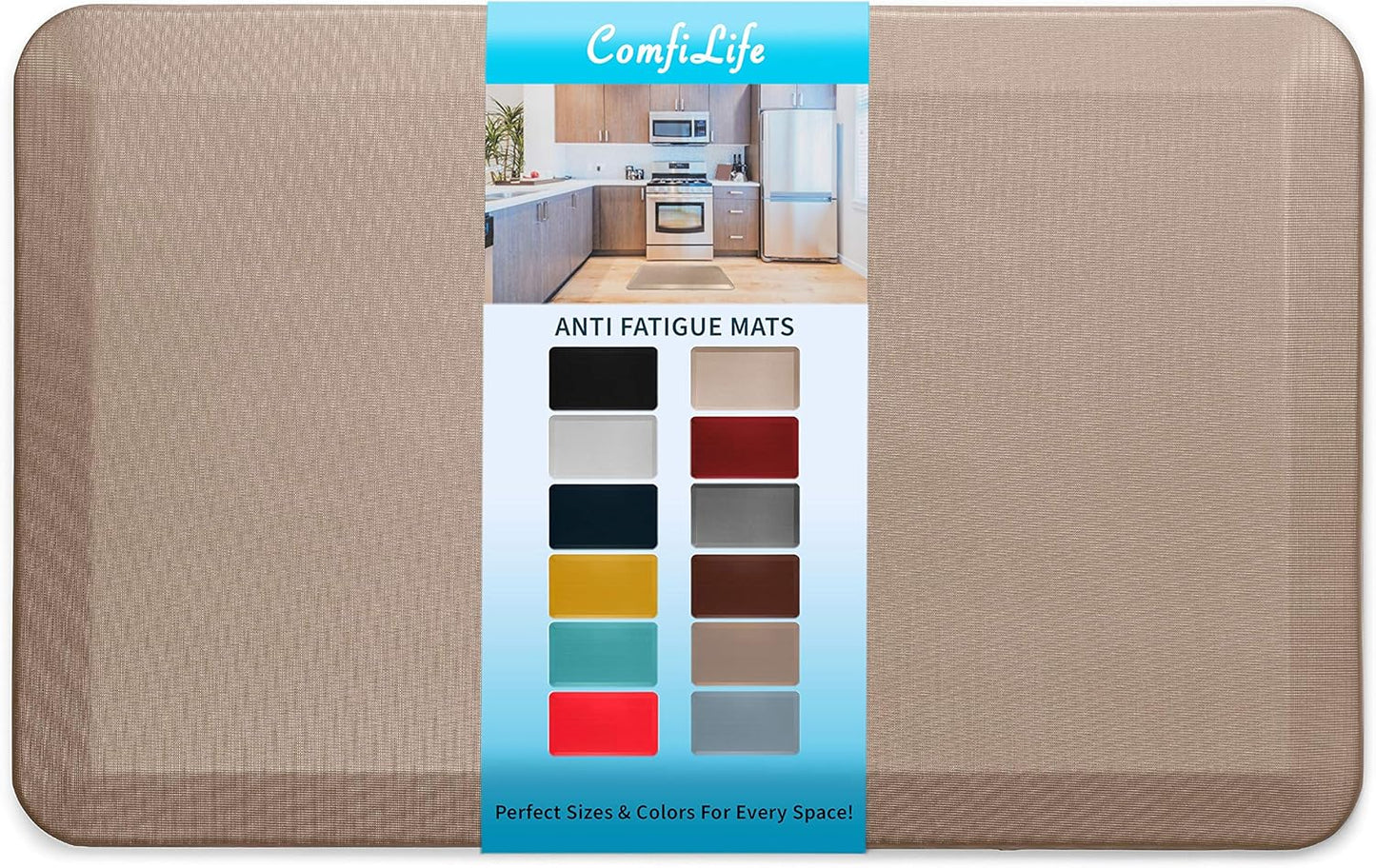 ComfiLife Anti Fatigue Floor Mat for Kitchen and Office Use