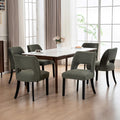 VKNOW Wooden Dining Chairs Set of 6 for Modern Dining Rooms